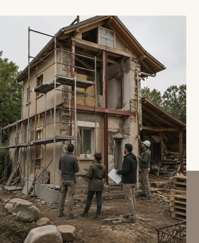 Реконструкция загородного дома под ключ в Осинниках от бюро