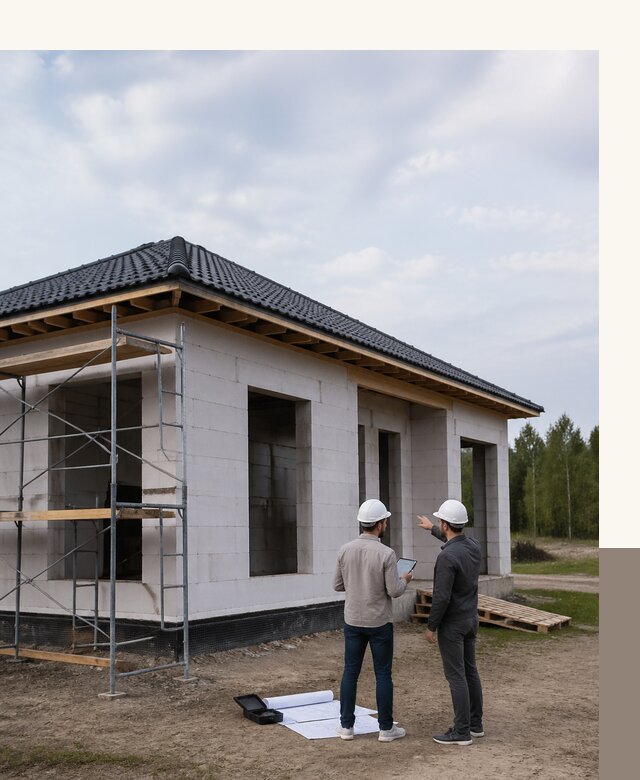 Проектирование одноэтажных домов из газобетона в Осинниках